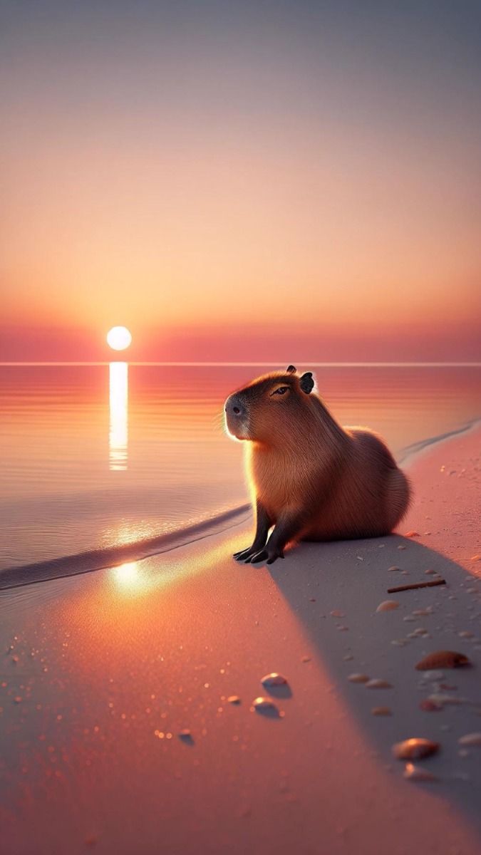 99+ hình nền Capybara cute 4K sắc nét cho điện thoại, laptop