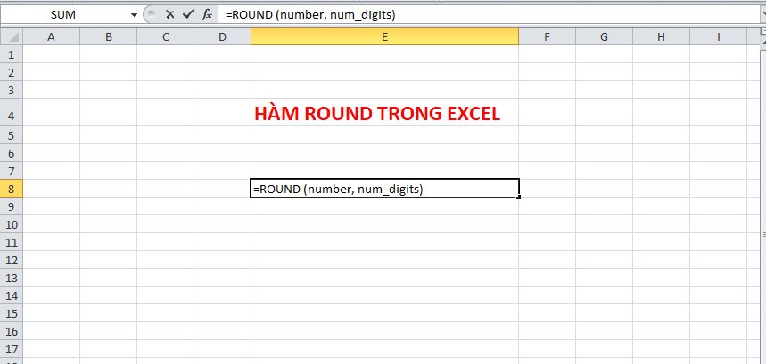 Cách sử dụng hàm Round để làm tròn số trong Excel đơn giản nhất