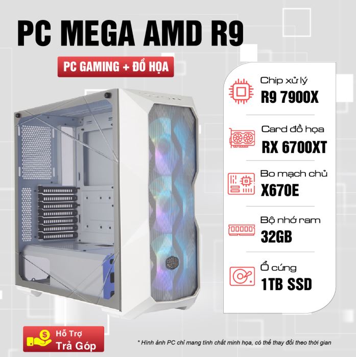 PC MEGA AMD R9 7900X