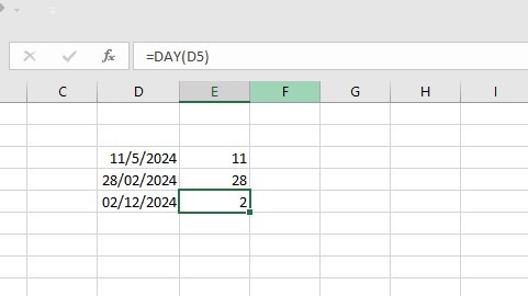 Lỗi Value ngày tháng trên Excel