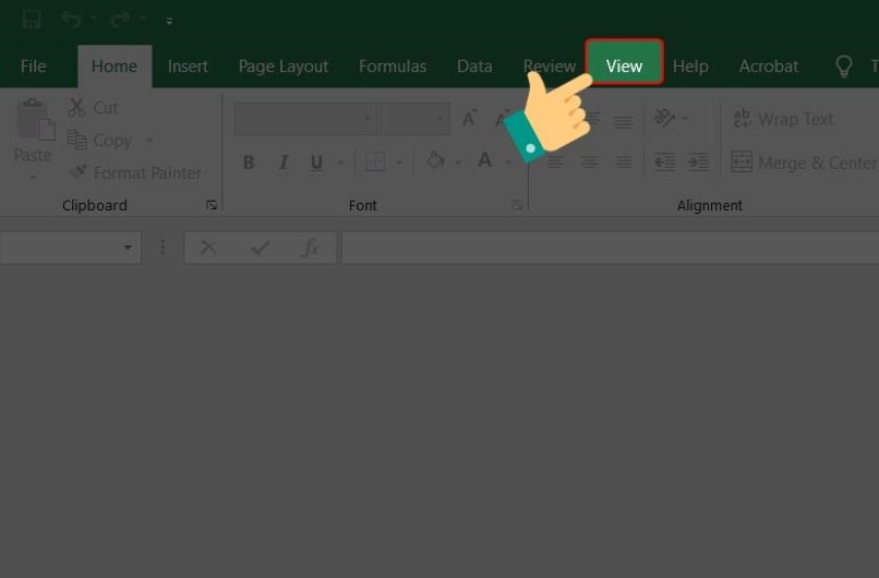 5 cách khắc phục lỗi file excel bị trắng, không thấy dữ liệu