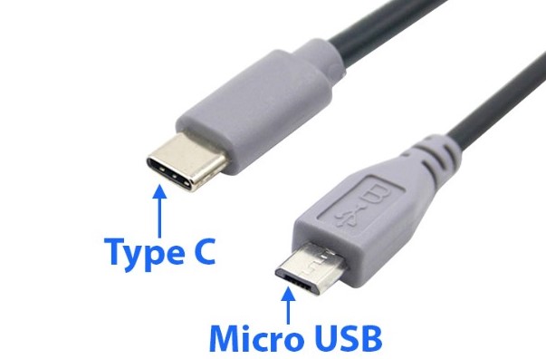 Phân biệt Micro USB và USB Type C