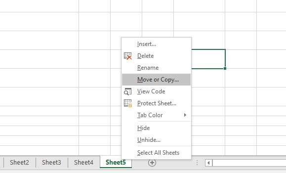 1207 cach copy sheet trong excel 7