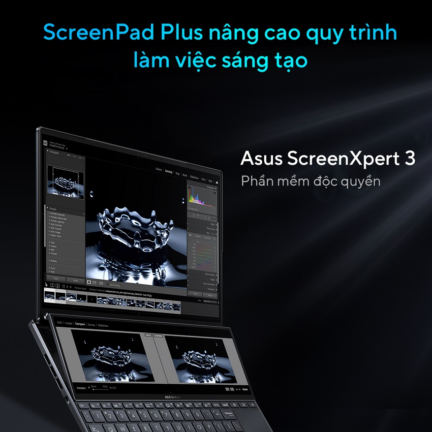 Màn hình cảm ứng thứ hai ScreenPad Plus