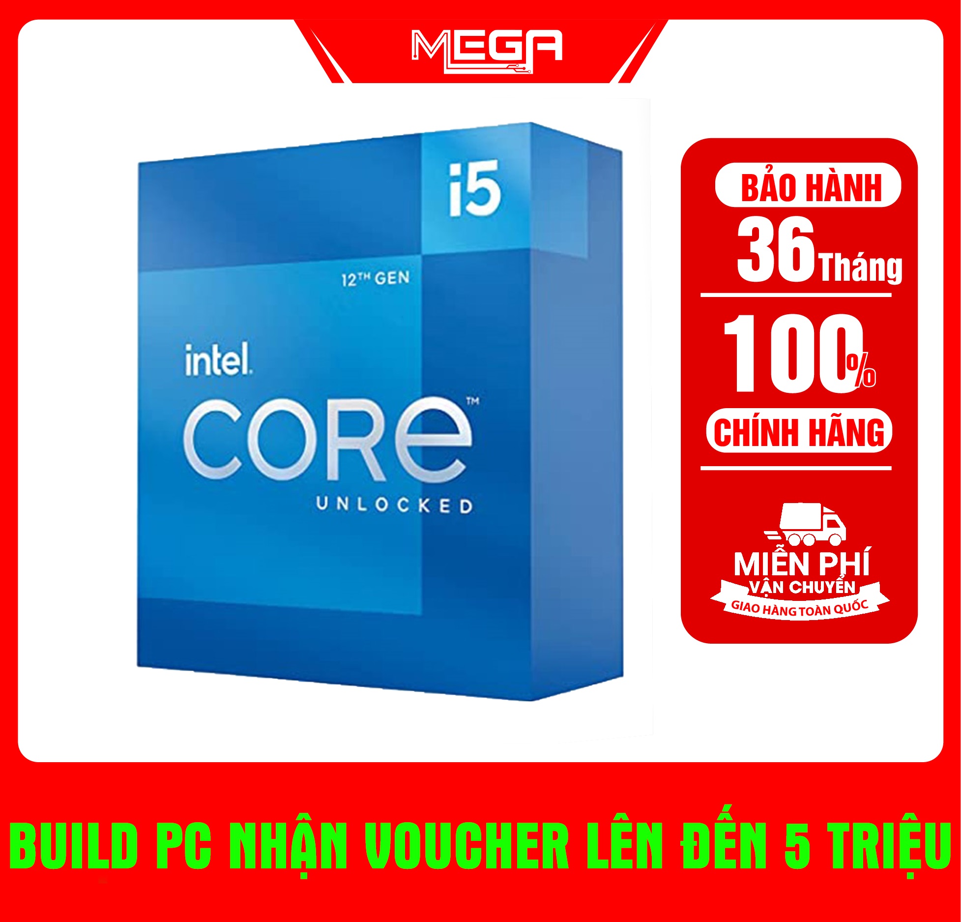 CPU Intel Core i5 - 12400F