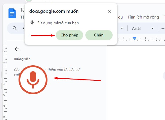 Cách nhập văn bản bằng giọng nói trong Word với Google Docs