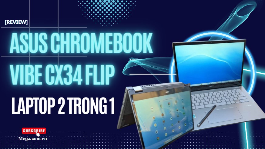 review ASUS Chromebook Vibe CX34 Flip 2023