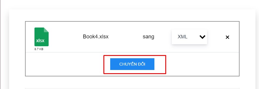 Hướng dẫn các chuyển file Excel sang XML cực đơn giản, nhanh chóng