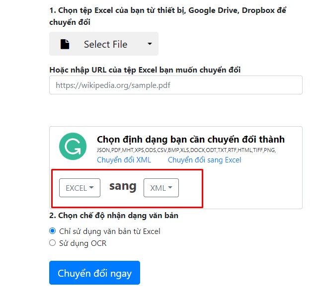 Hướng dẫn các chuyển file Excel sang XML cực đơn giản, nhanh chóng