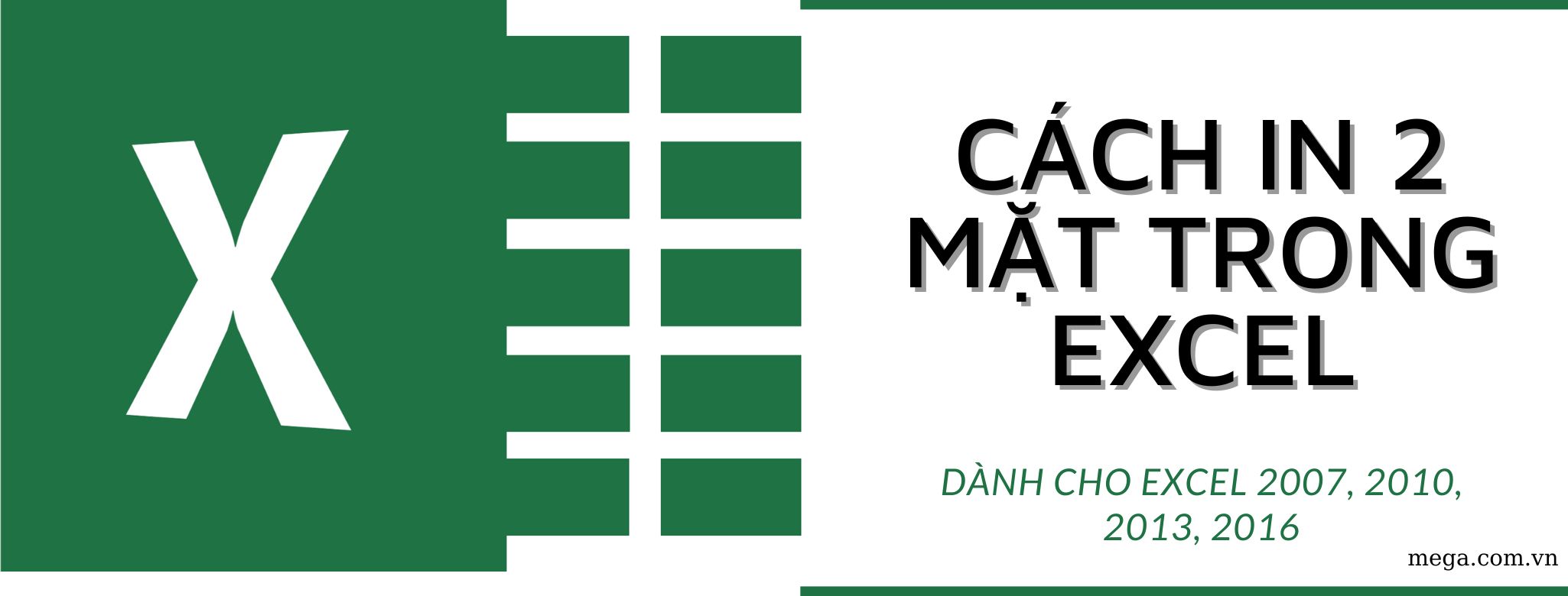 Cách in hai mặt trong Excel bằng máy in Canon?
