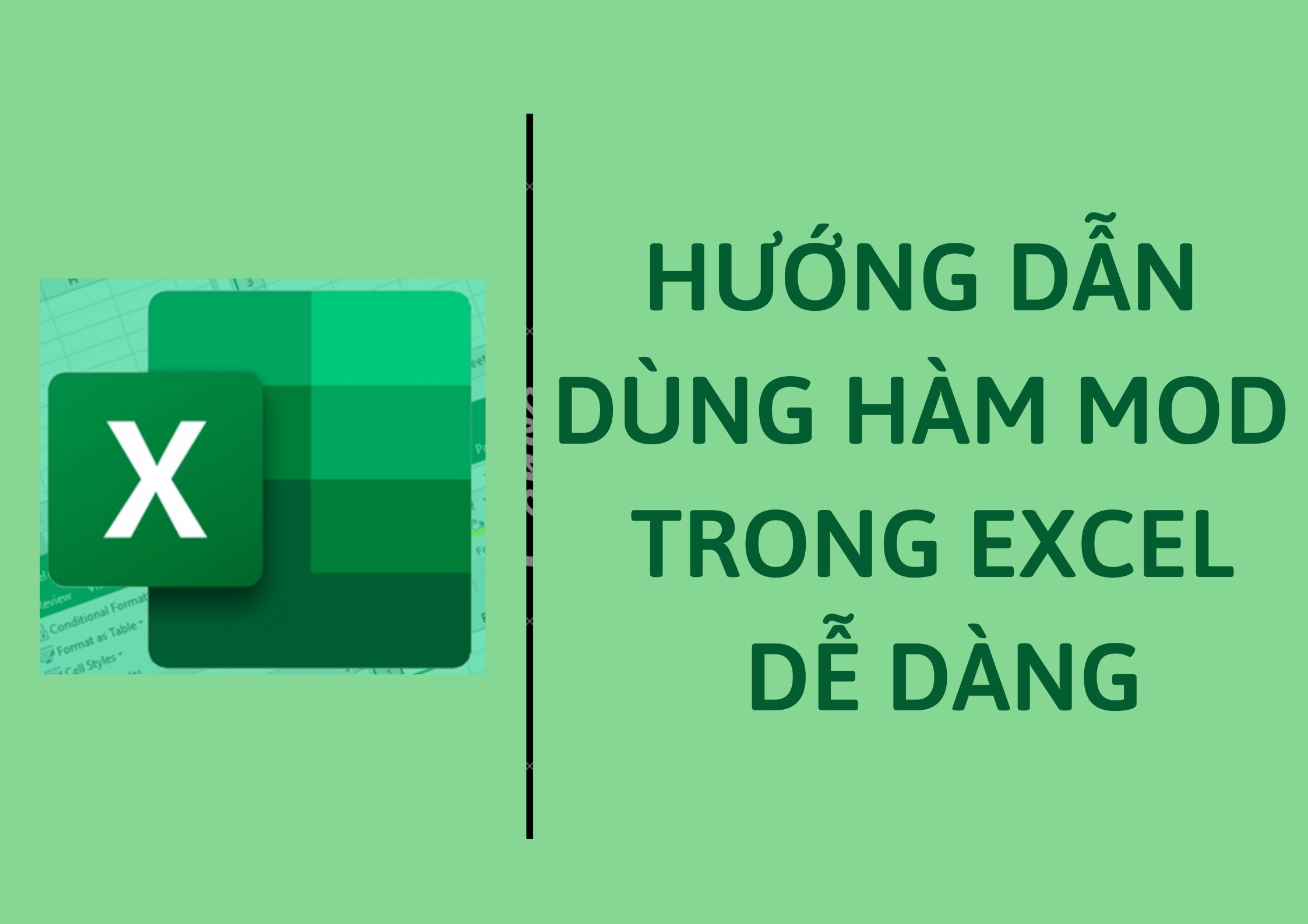 Học excel cơ bản Tìm hiểu về trong excel hàm mod là gì và cách sử dụng