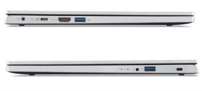 Cổng kết nối trên laptop Acer Aspire 3 