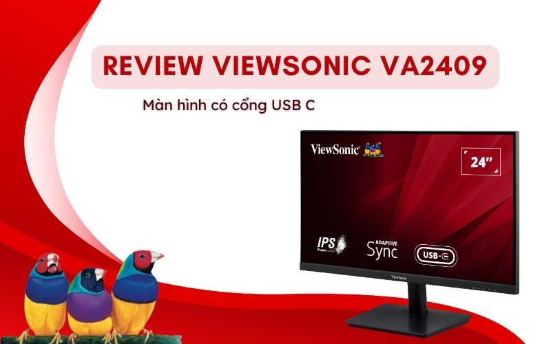 Review màn hình Viewsonic VA2409 