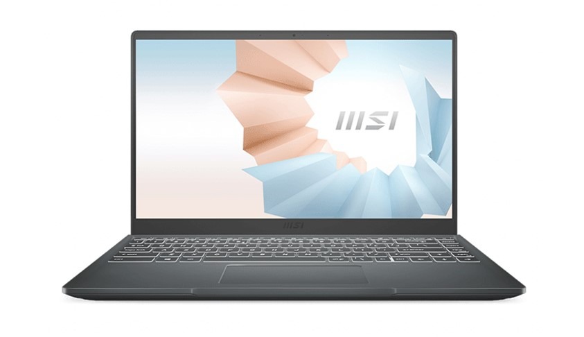 Review chi tiết laptop msi modern 14 b11mou 1033vn xám