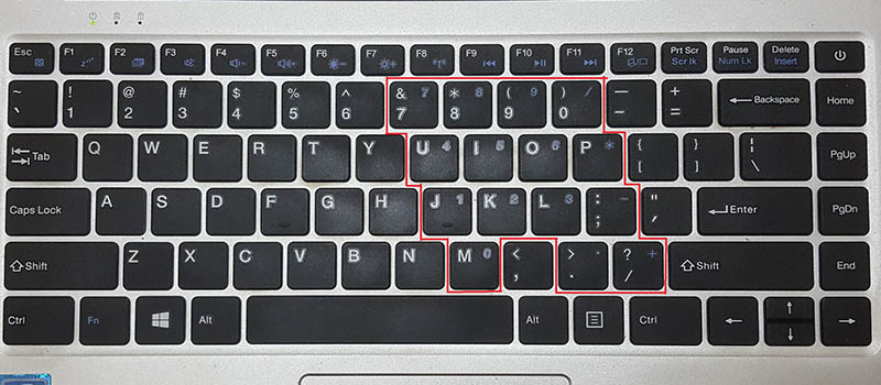 Cách bật tắt phím numlock trên laptop