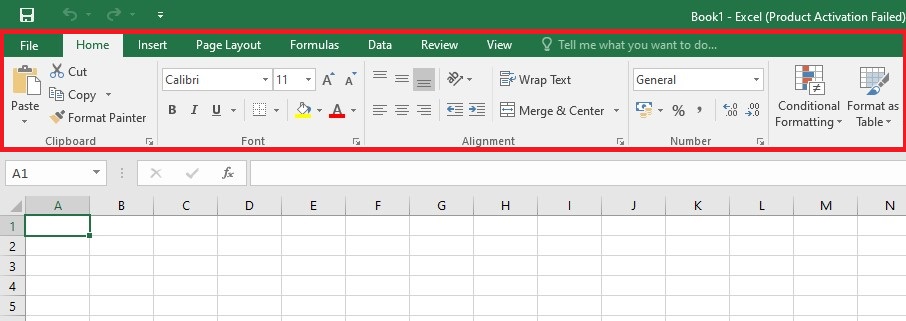 Cách ẩn và hiển thị thanh công cụ trong Excel 2007, 2010, 2013, 2016