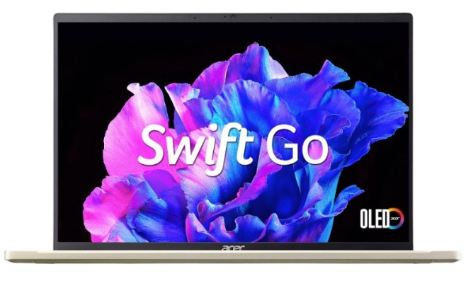 Màn hình OLED của laptop Acer Swift Go 
