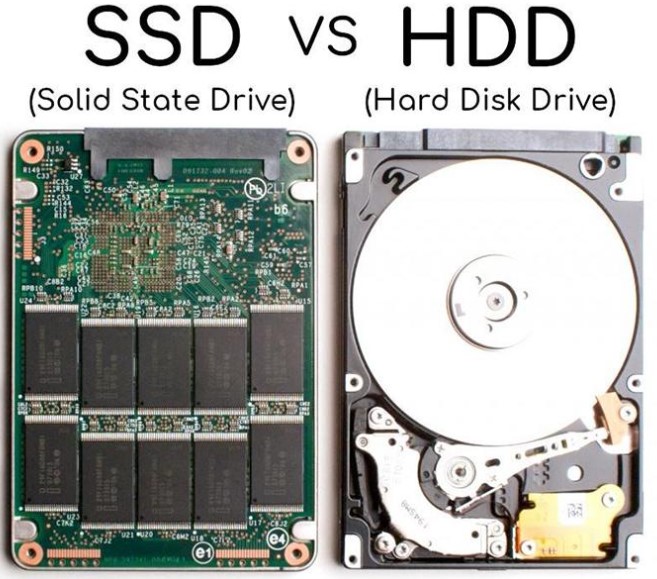 Ổ cứng SSD và HDD