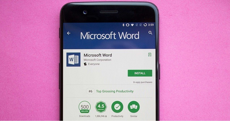 Microsoft Word trên điện thoại Android