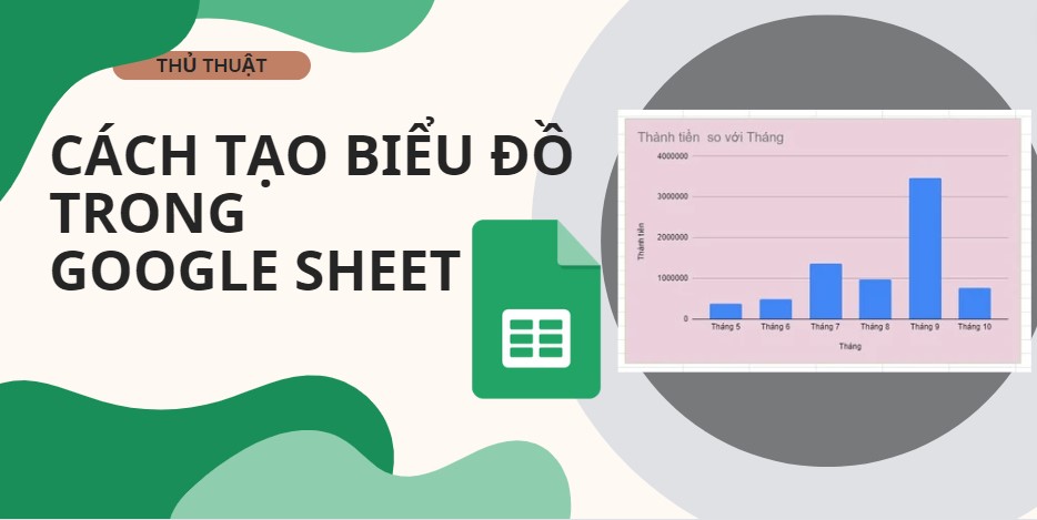 Cách tạo biểu đồ trong Google Sheet đơn giản, dễ thực hiện