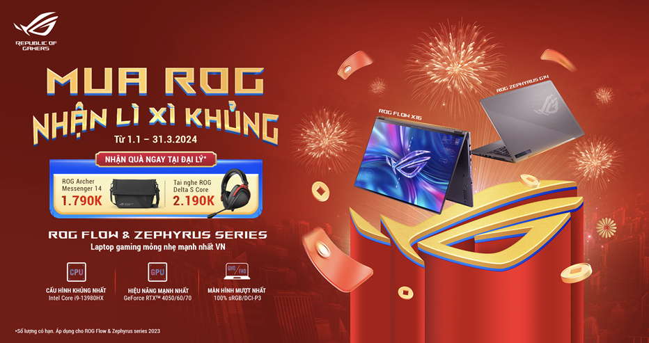 [CTKM] Mua ROG - Nhận Lì Xì Khủng