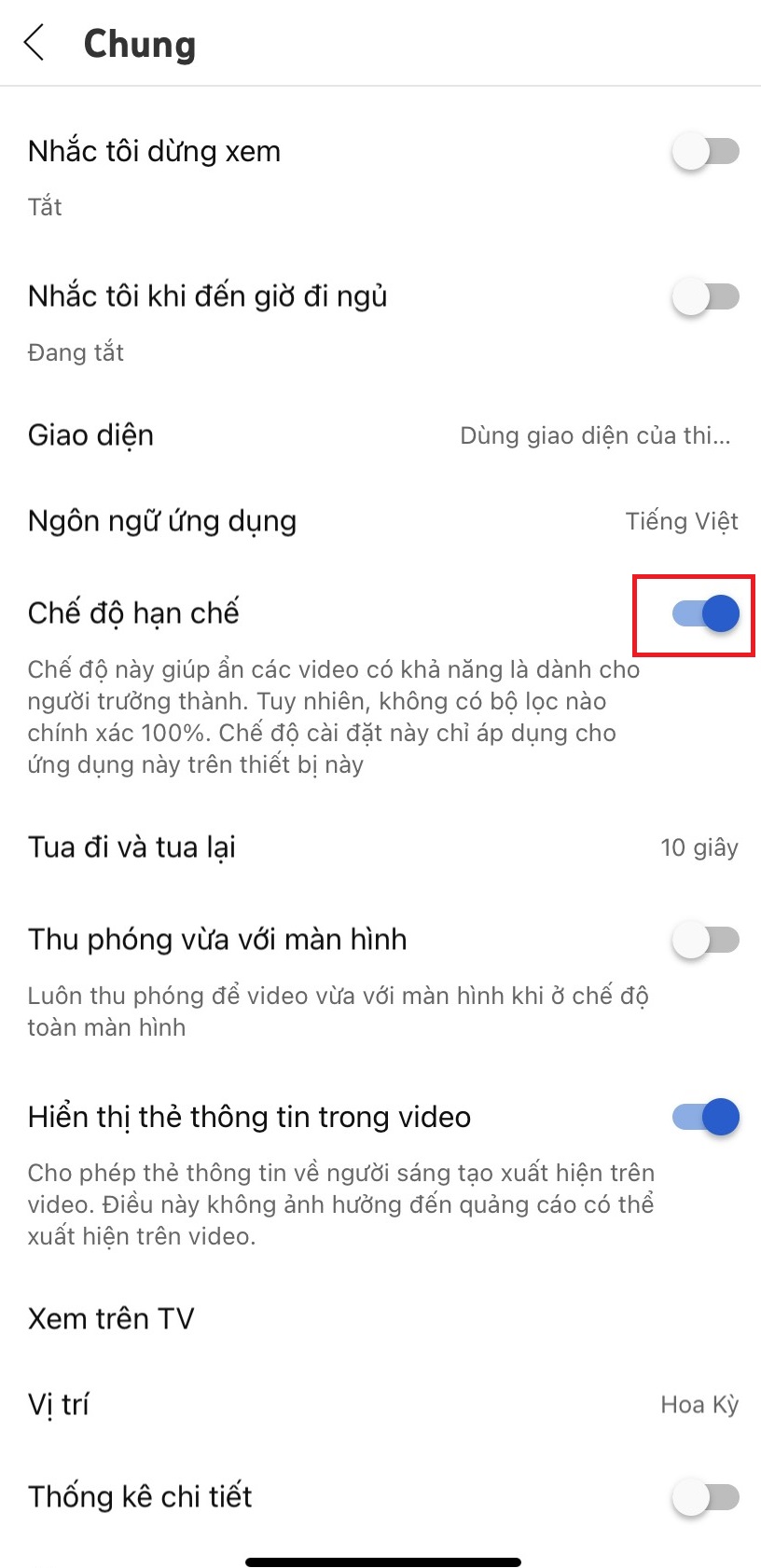 Cách tắt Chế độ hạn chế trên YouTube nhanh chóng