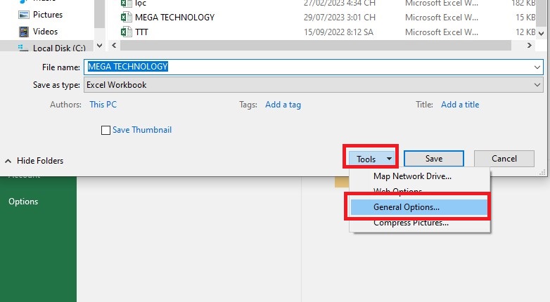 Hướng dẫn cách đặt mật khẩu cho file Excel an toàn, bảo mật