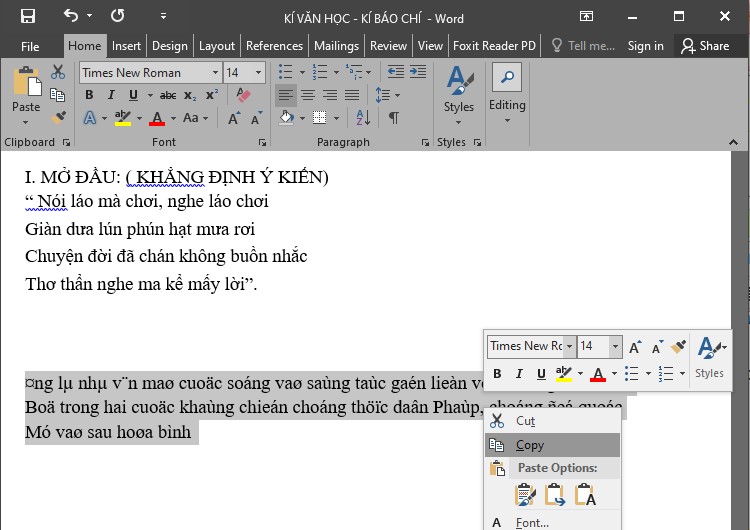 Lỗi font chữ trong word: Nguyên nhân do dâu? Bật mí cách sửa lỗi!