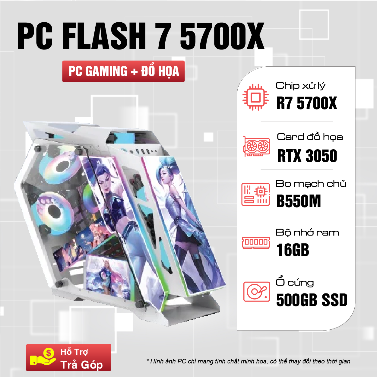 PC MEGA FLASH 7 5700X