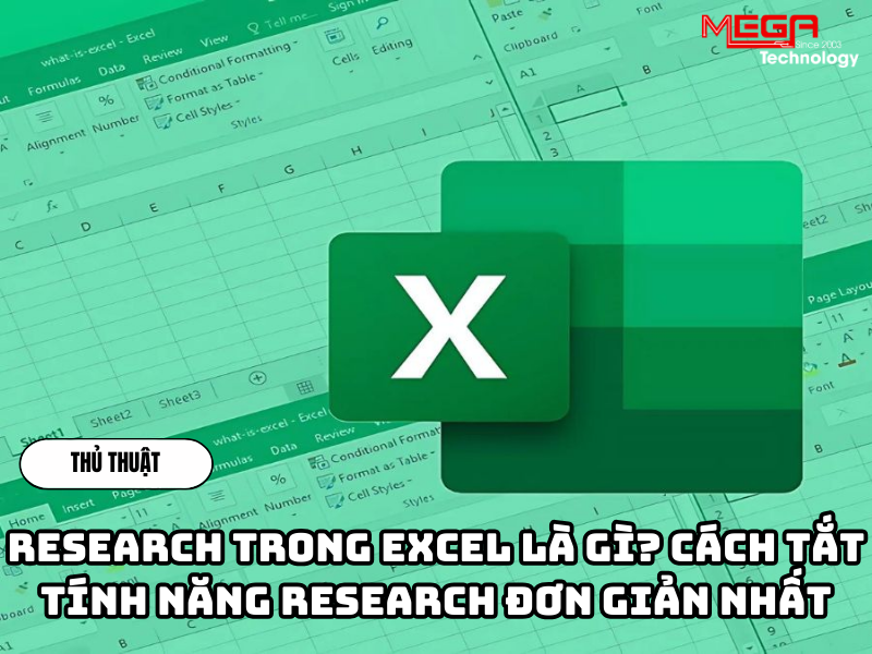 Research trong Excel là gì? Cách tắt tính năng Research đơn giản