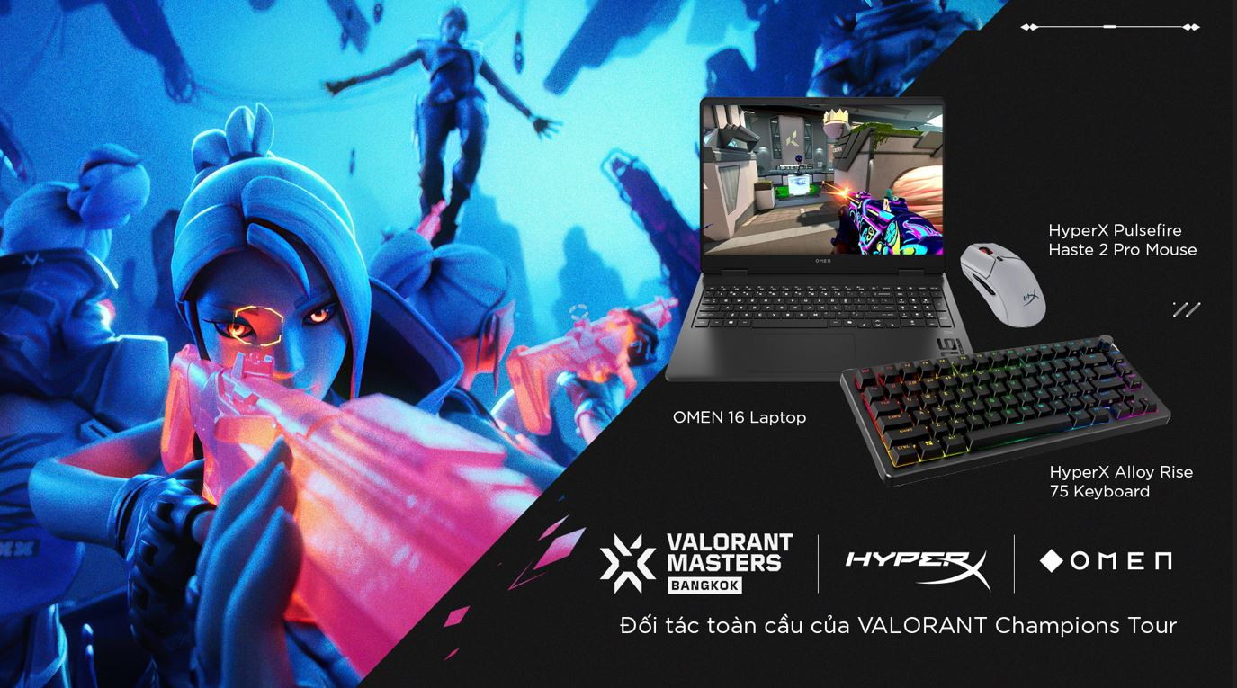 Omen/ HyperX đồng hành cùng giải đấu Valorant Masters Bangkok 2025