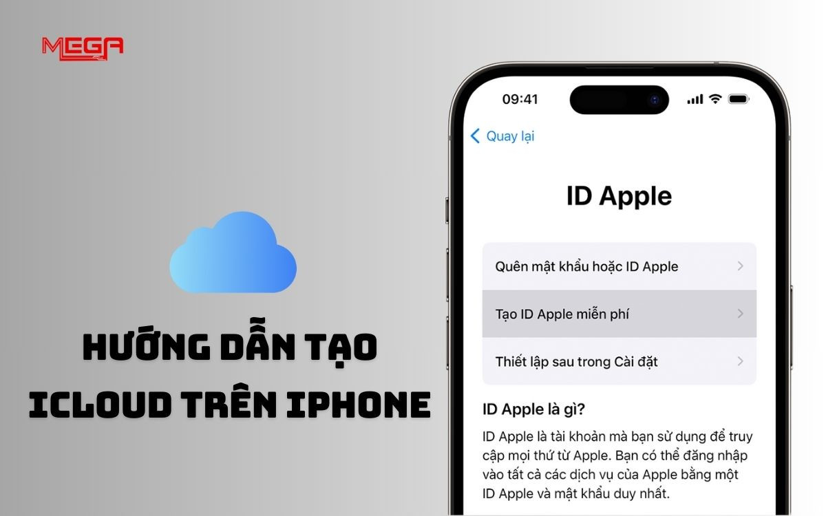 Cách tạo iCloud nhanh nhất trên iPhone - làm gì khi icloud báo lỗi