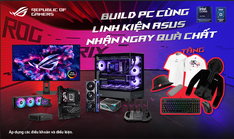 [CTKM] Build PC ASUS – Nhận Ngay Quà Chất