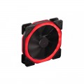Fan case Sama Halo dual ring Red led 12cm ( single: red )