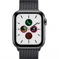 Apple Watch Series 5 GPS + Cellular, 40mm Space Black Stainless Steel Case with Space Black Milanese Loop MWX92VN-A
