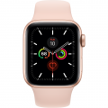 Apple Watch Series 5 GPS, 40mm Gold Aluminium Case with Pink Sand Sport Band MWV72VN-A