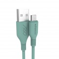 CÁP INNOSTYLE JAZZY - IAB120tOR USB-A TO MICRO 1.2M CÔNG SUẤT 10W (Teal)