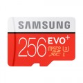 Thẻ nhớ MicroSD SamSung EVO Plus 256GB / C10, U3, UHS-1,100MB/s R - 90MB/s W, SD adaptor, 4K UHD video recording & playback (MB-MC256GA/APC)