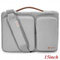 Túi đeo TOMTOC (USA) 360* shoulder bags MACBOOK 15'' A42-E02S Silver
