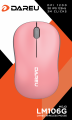 Chuột không dây DAREU LM106G Pink (màu hồng)