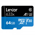 Thẻ nhớ 64gb Lexar microSDXC - USH-I Class 10 U1