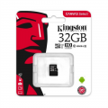 Thẻ Nhớ Kingston 32G Micro SDHC Canvas Select 80R CL10 UHS-I Single Pack, no Adapter_SDCS/32GBSP