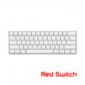 Bàn phím cơ E-Dra EK361W Màu trắng - Red Switch