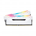 Ram kit 16gb/3200 (2x8gb) PC Corsair DDR4 Vengeance RGB PRO Heat spreader RGB LED CL16 Trắng CMW16GX4M2E3200C16W