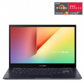 Laptop Asus Vivobook Flip TM420UA-EC022T Black (Cpu R5 - 5500 (2.10 Ghz, 8 MB),RAM 4GB onboard + 4Gb DDR4, Ssd 512GB, Vga AMD Radeon Graphics, 14.0 inch FHD, FP,Touch, Gập xoay, Win 10)