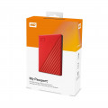 HDD BOX 1TB WD My Passport USB 3.2 (màu đỏ) - WDBYVG0010BRD-WESN