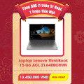 Laptop Lenovo ThinkBook 15 G3 ACL 21A400CHVN Xám (Cpu R3 5300U, Ram 8GB , SSD 512GB, AMD Radeon Graphics, 15.6 inch FHD, Win11)