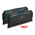 Ram Corsair 32gb/6200 (16gbx2) PC Corsair Dominator Platinum RGB Black Heatspreader DDR5 DIMM (CMT32GX5M2X6200C36)
