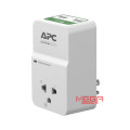 Ổ cắm điện APC Home/Office Surgearrest 1 Outlet with 2 port2.4A USB Charger 230V (PM1WU2-VN)