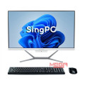 Máy bộ All in one SingPC M24K672-W (Cpu G6400, Ram 4GB DDR4, SSD 256GB, Vga UHD Graphics 610, 23.8 inch FHD, Win 11 Pro,  Keyboard, Mouse)